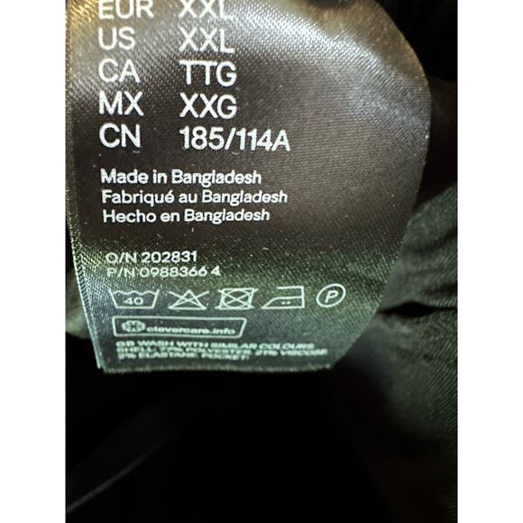 NWT H&M Slim Fit Black Pants w/Pockets & Stretch Waist  XXL - Picture 6 of 8